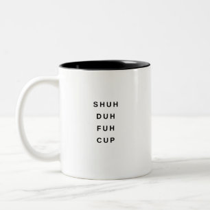 Funny Saying Modern Coworker Birthday Quote Two-Tone Coffee Mug