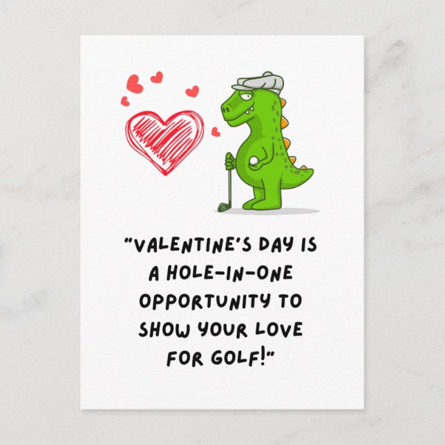 Funny Saying Quotes for Golfer  Postcard (Front)