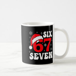 Funny Saying Six Seven Christmas 67 Meme Xmas Boys Coffee Mug