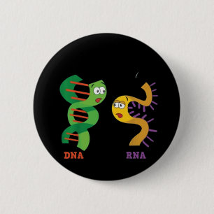 Funny Saying Still Single DNA Always RNA 6 Cm Round Badge