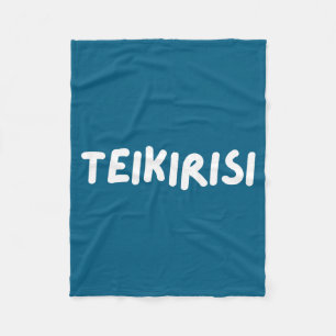 Funny Saying Take It Easy Teikirisi Spanish Mexica Fleece Blanket