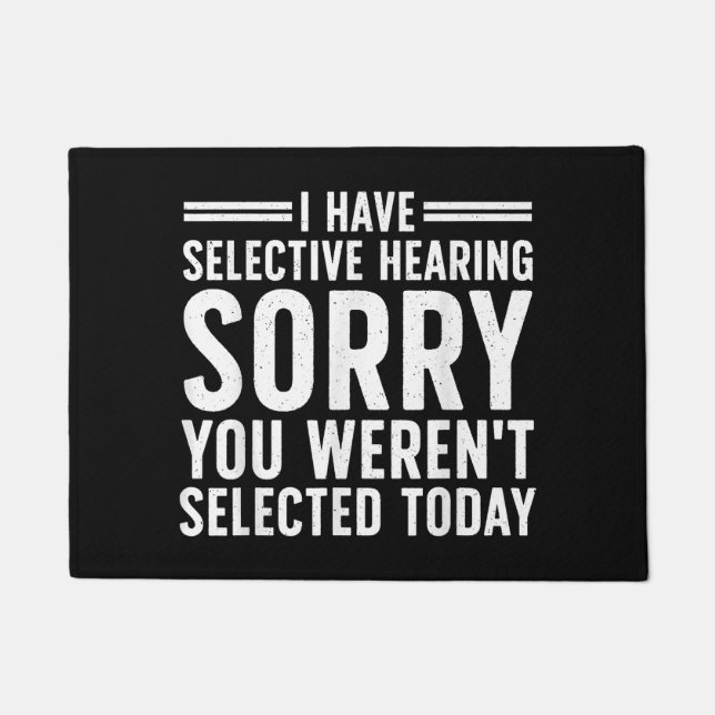 Funny Sayings Art For Sarcastic People Men Women S Doormat (Front)