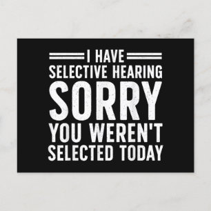 Funny Sayings Art For Sarcastic People Men Women S Holiday Postcard