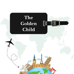 Funny Sayings Black Luggage Tag