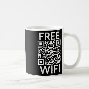 Funny Scan Free Wifi Trump Dancing Prank Qr Presid Coffee Mug