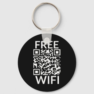 Funny Scan Free Wifi Trump Dancing Prank Qr Presid Key Ring