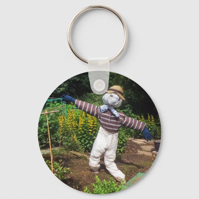 Funny scarecrow key ring (Front)