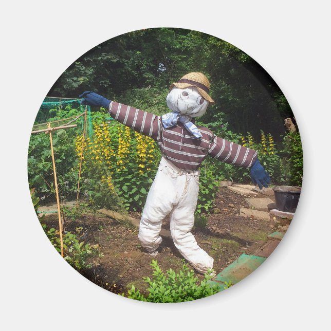 Funny scarecrow magnet (Front)