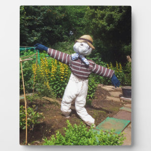 Funny scarecrow plaque
