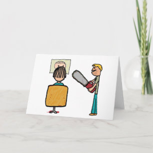 Funny Scary Barber Sweeney Todd Card