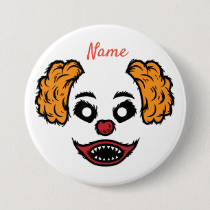 Funny Scary Clown Thunder_Cove 7.5 Cm Round Badge