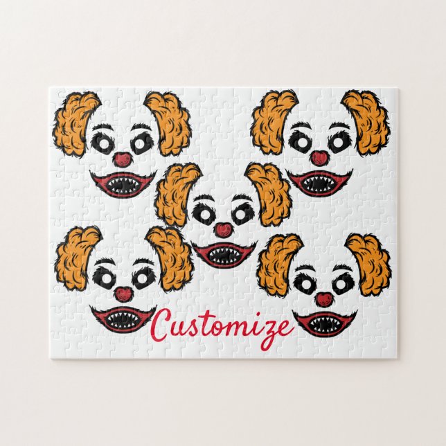 Funny Scary Clown Thunder_Cove  Jigsaw Puzzle (Horizontal)