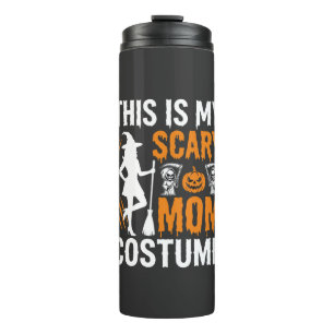 Funny Scary Mum Costume Halloween Witch Thermal Tumbler