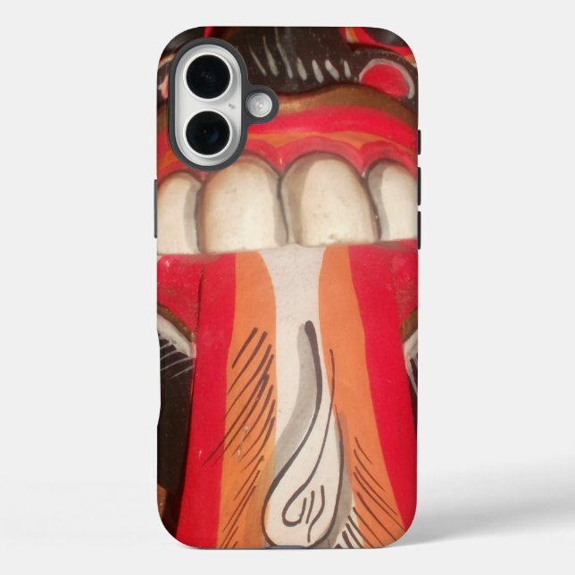 Funny Scary Weird Tongue  Asian Halloween Amazing  Case-Mate iPhone Case (Back)