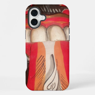 Funny Scary Weird Tongue  Asian Halloween Amazing iPhone 16 Plus Case