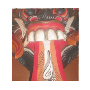 Funny Scary Weird Tongue  Asian Halloween Amazing  Notepad