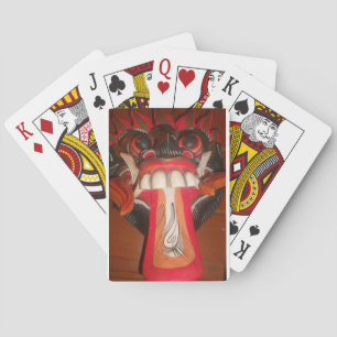 Funny Scary Weird Tongue  Asian Halloween Amazing  Playing Cards