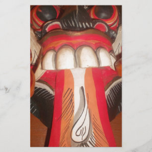 Funny Scary Weird Tongue  Asian Halloween Amazing  Stationery