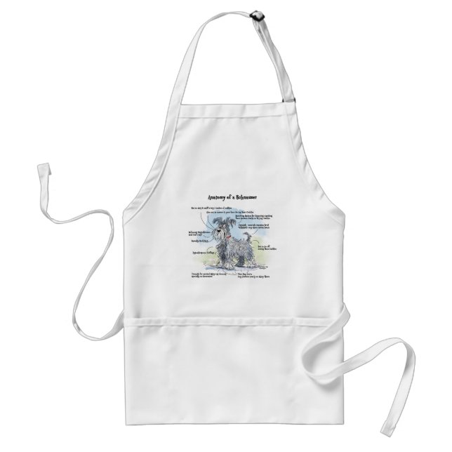 Funny Schnauzer Apron (Front)