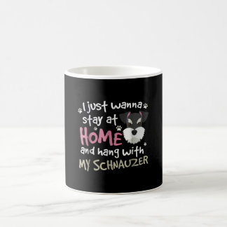 funny schnauzer beard  fear miniature men women coffee mug