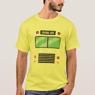 Funny School Bus Dress Up Truck School Bus Driver T-Shirt