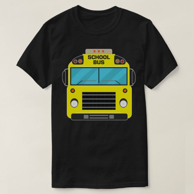 Funny School Bus Driver 13 T-Shirt (Design Front)