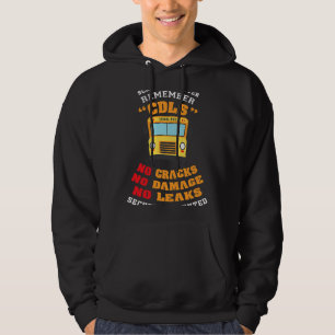 Funny School Bus Driver Saying Appreciation Hoodie