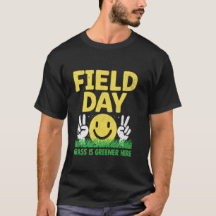 Funny School Field Day Sarcastic Puns Outdoor Teac T-Shirt