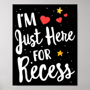 Funny School Gift For Teachers Students Monitor Poster