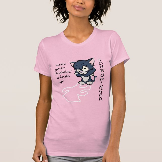 Funny Schrodinger's Cat T-Shirt (Front)