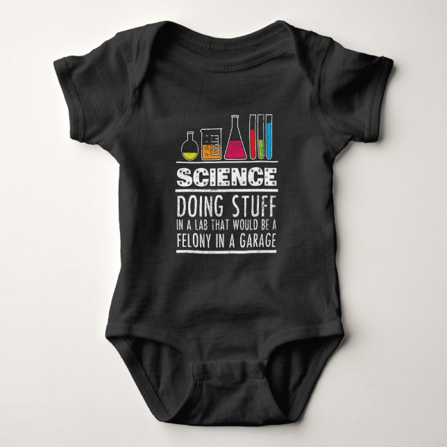 Funny Science Chemistry T Shirt for Nerds (Front)