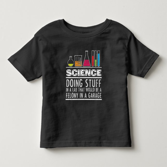Funny Science Chemistry T Shirt for Nerds (Front)