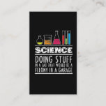 Funny Science Chemistry T Shirt for Nerds Business Card<br><div class="desc">Know a laboratory technician or medical technologist who NEEDS this tee? This is the perfect laboratory humour shirt to wear with scrubs and gloves for hospital lab week!</div>
