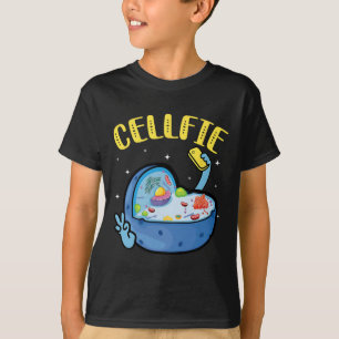 Funny Science Fueled By Mitochondria Coffee Biolog T-Shirt