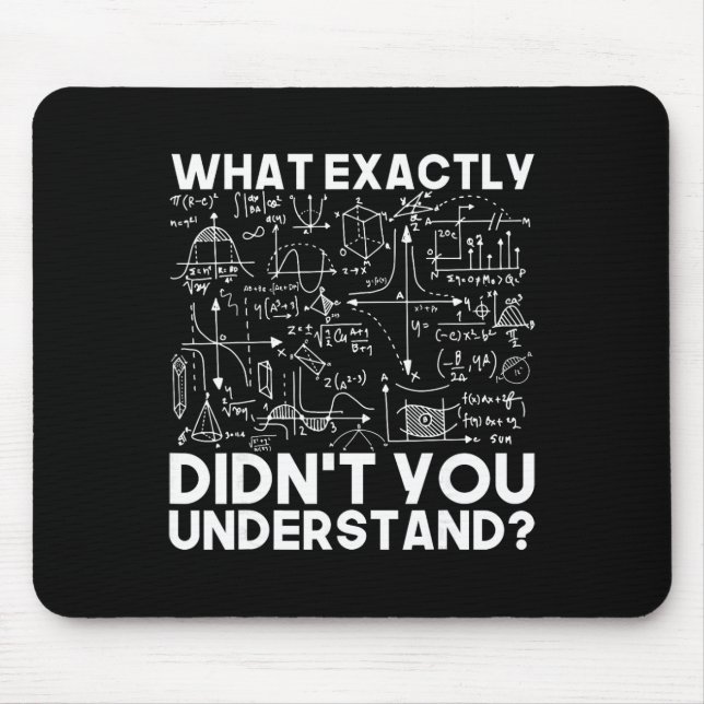 Funny Science Gift Idea Physicist Math Physics Sma Mouse Mat (Front)