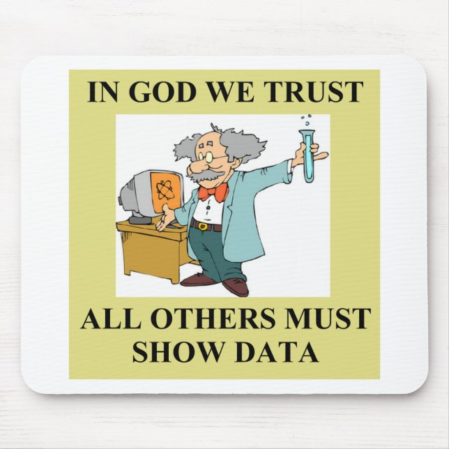 funny science joke mouse mat (Front)