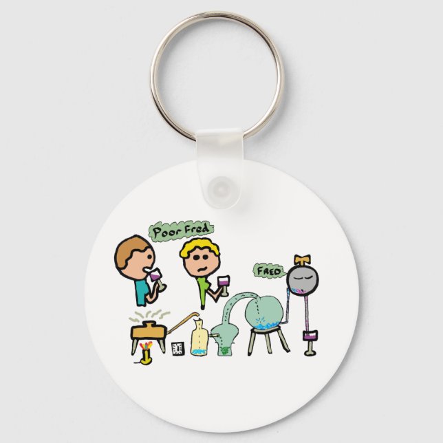 Funny Science Key Ring (Front)