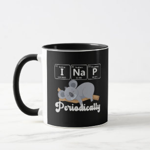 Funny Science koala bear I Nap Periodically Koala Mug