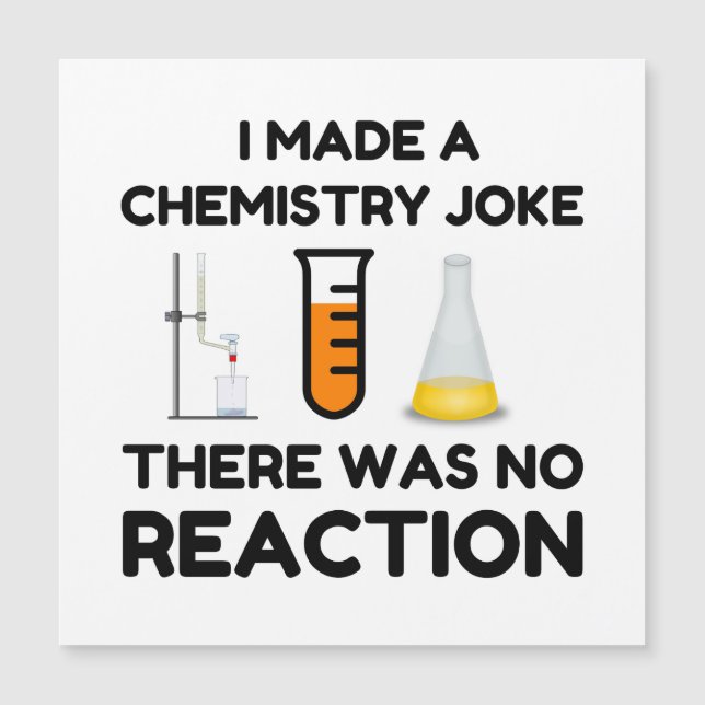 Funny Science lover chemistry joke (Front)