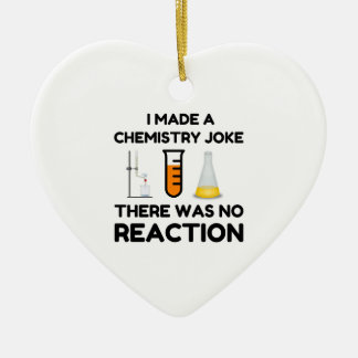 Funny Science lover chemistry joke Ceramic Tree Decoration