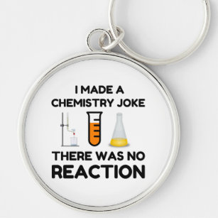 Funny Science lover chemistry joke Key Ring