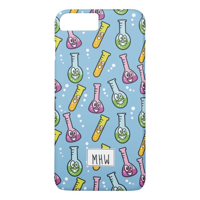 Funny Science Pattern custom monogram phone cases (Back)