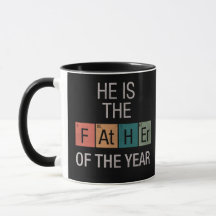 Funny Science Periodic Table Father of the Year