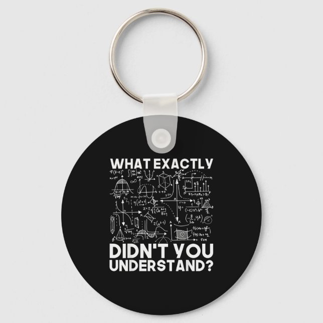 Funny Science Physicist Math Physics  Key Ring (Front)