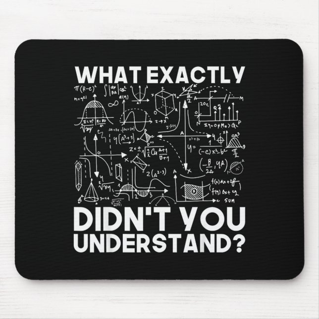 Funny Science Physicist Math Physics  Mouse Mat (Front)