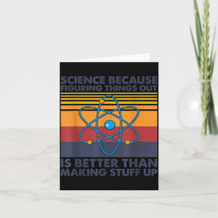 Funny Science Saying Pun Joke Card