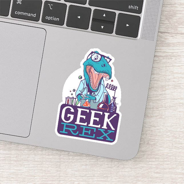 Funny Science Scientist Physics T-REX Dinosaur (Detail)