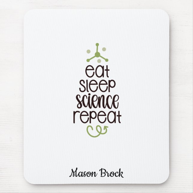 Funny Science student school personalised gift Mouse Mat (Front)
