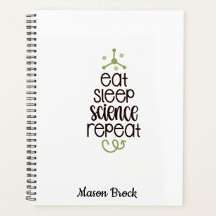 Funny Science student school personalised gift Planner