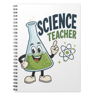 Funny Science Teacher Gift Notebook